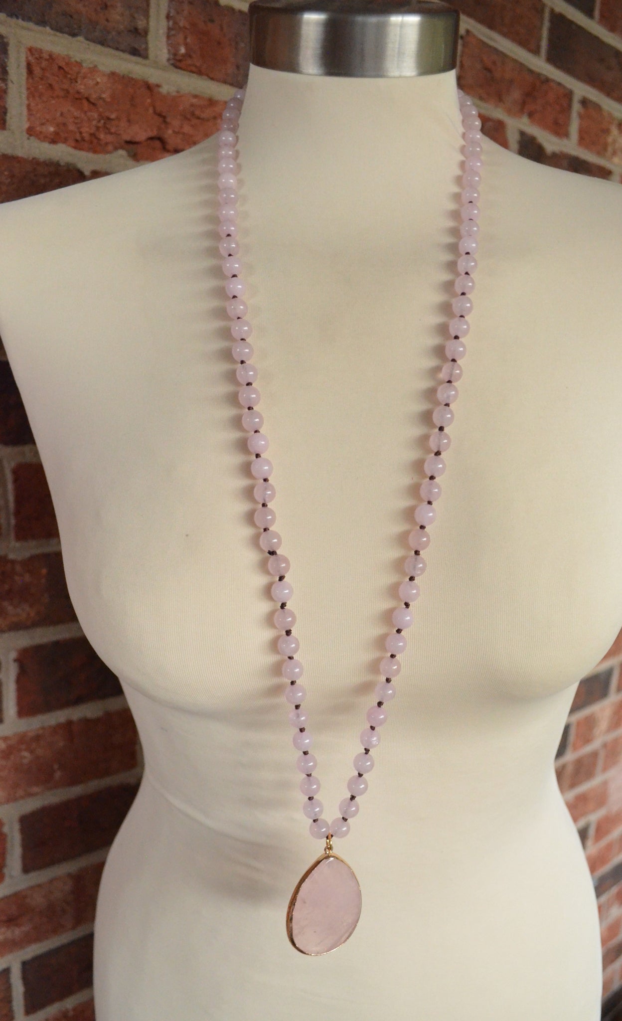 Pink Beaded Flower Choker Necklace | Classy Women Collection